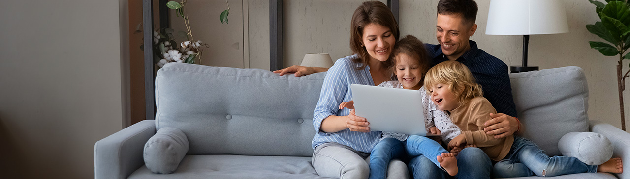 A family looking to renew a mortgage